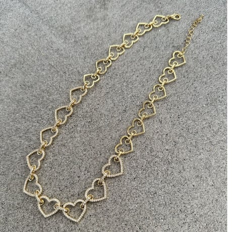 Heart bijoux  chain necklace