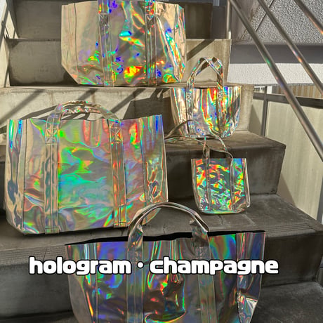 holographic  mirror tote small