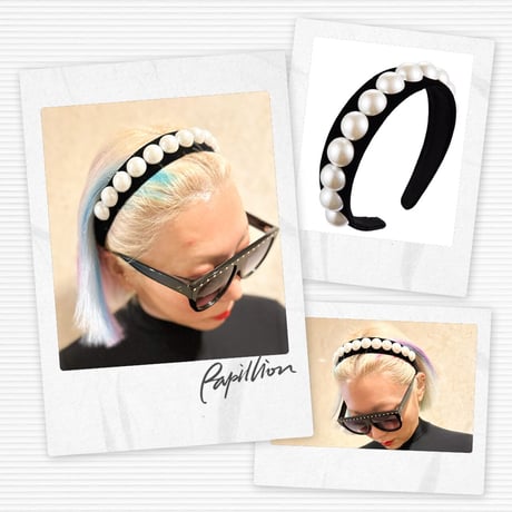 Pearl studded headband