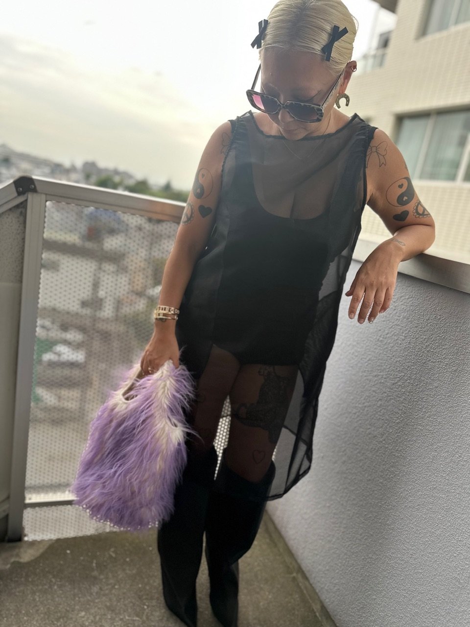 DIR69 x burself faux fur shopper | burself