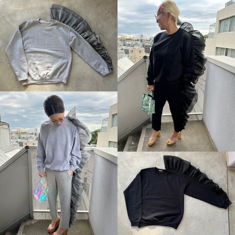 Transparent butterfly top