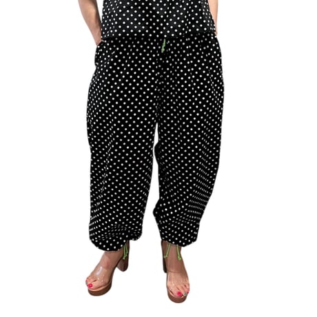 Dot cotton pant