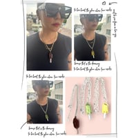Ice candy top necklace