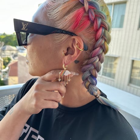 Happy rainbow earrings