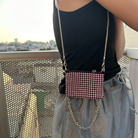 Mini bling bag w 2 straps