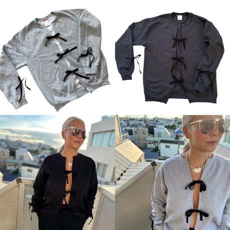 Centipede sweat cardigan | burself 