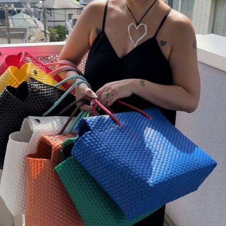 burself candy woven tote : large