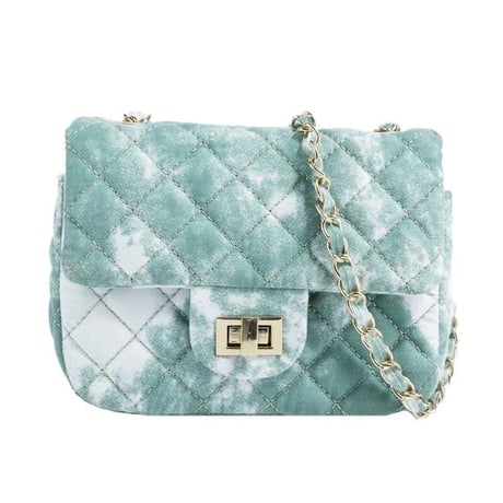 Tie dye quilted bag