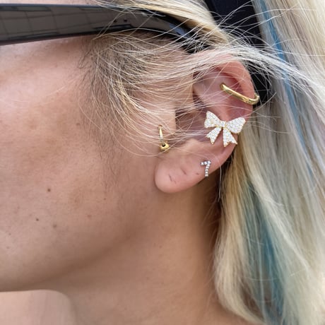 Little bow ear cuff