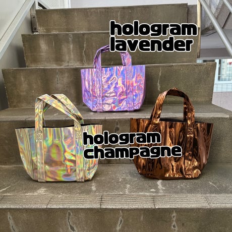 holographic  mirror tote small