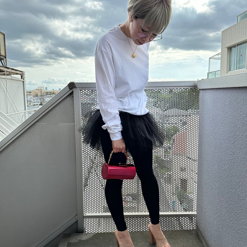 トップス tulle peplum tee Tulle peplum tee | burself