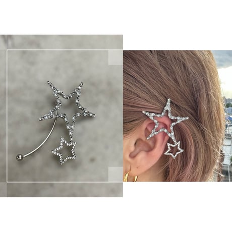 Big star ear cuff