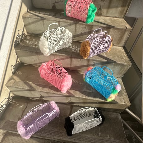 Pompom basket