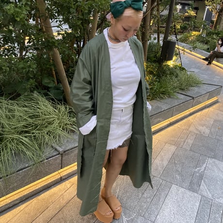Cut off millitary coat