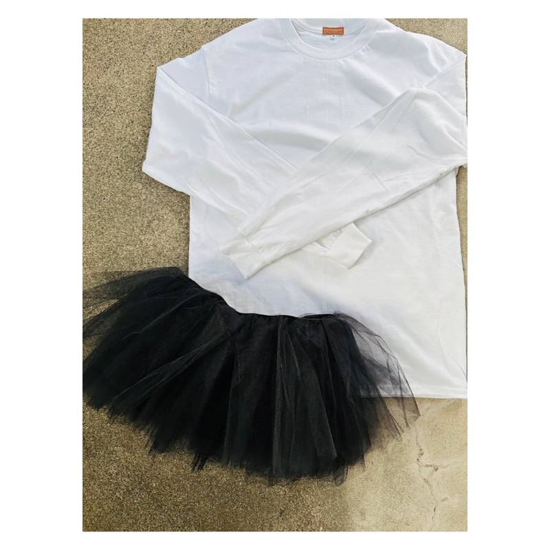Tulle peplum tee | burself