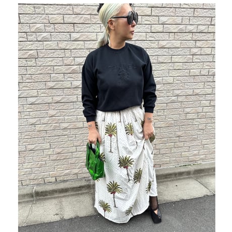 Cotton Maxi skirt w tulle lining by DIR69