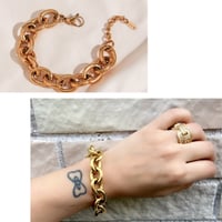 Stainless chunky chain bracelet