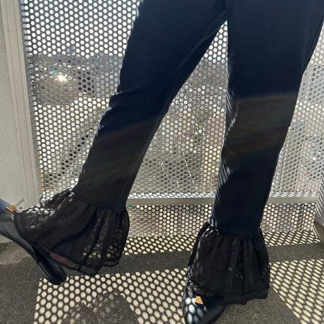 Flared hem pant