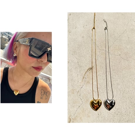 Simple heart necklace