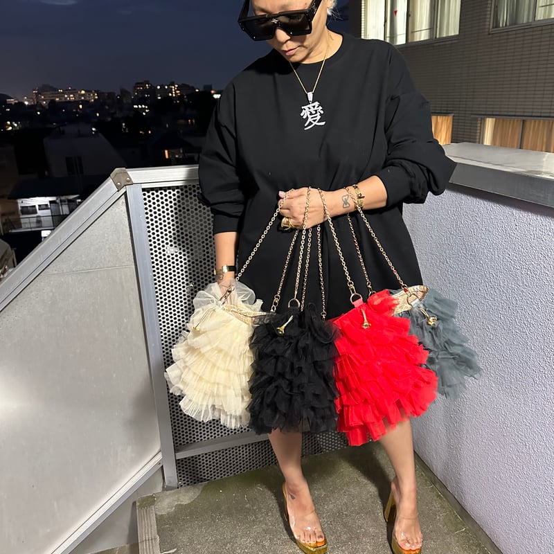 Special offer : tulle bag w chain by DIR69 | bu