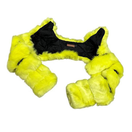 Eco fur sleeve