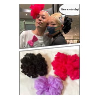 Bow tulle clip MEDIUM