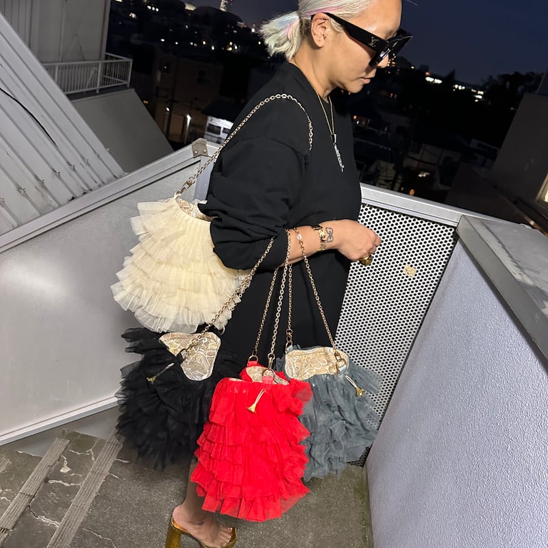 Special offer : tulle bag w chain by DIR69 | bu