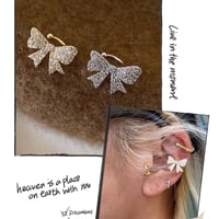 Little bow ear cuff