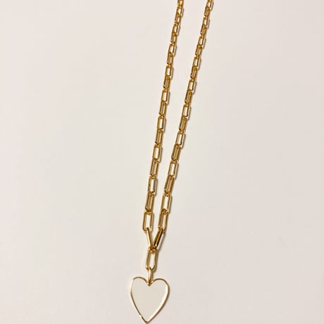 Heart plated necklace