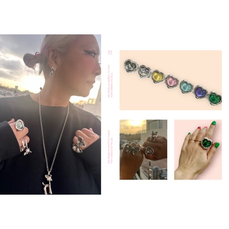 Otro accesorio / wavy heart ring