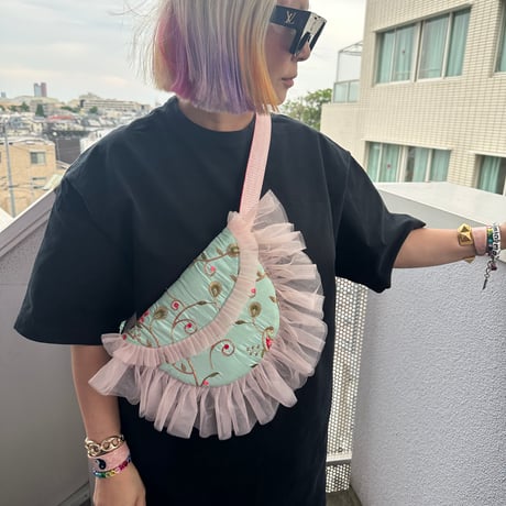 Tulle body bag by DIR69 x burself