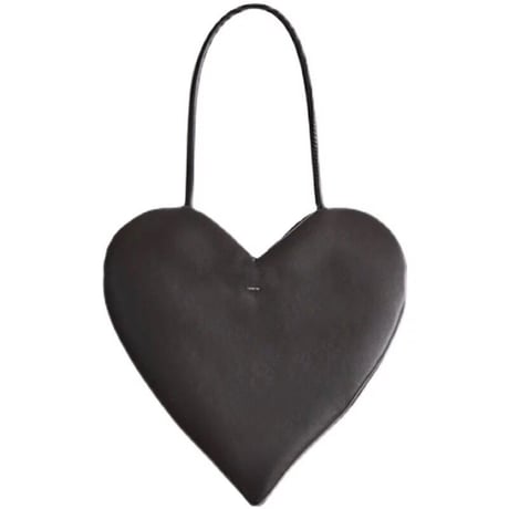 Black heart shape bag