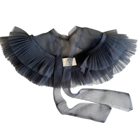 Ruffle tulle collar by DIR69