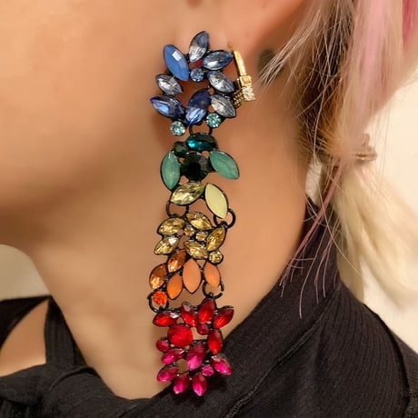 Rainbow bijoux earrings