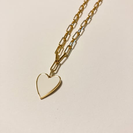 Heart plated necklace