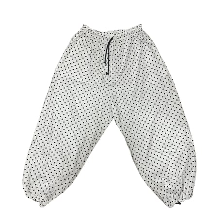 Dot cotton pant