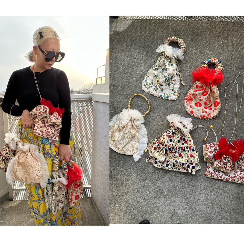 burself x DIR69 embroidered bags | burself 