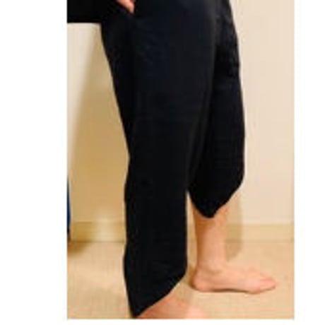 REMAKE  ASYMMETRIC  SWEAT  PANT