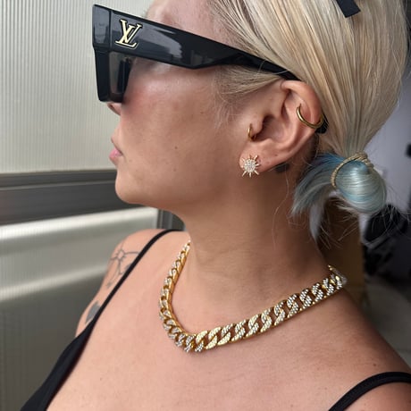 Bling bling chunky chain necklace