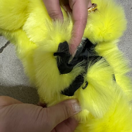 Eco fur sleeve