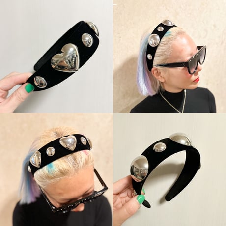Silver plated headband