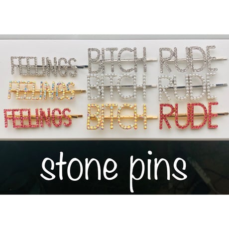 stone pins