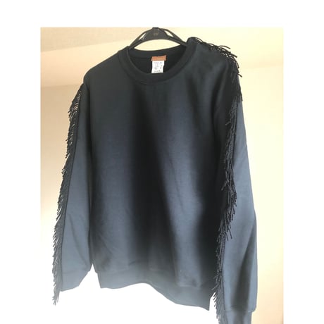 Fringed sweat top