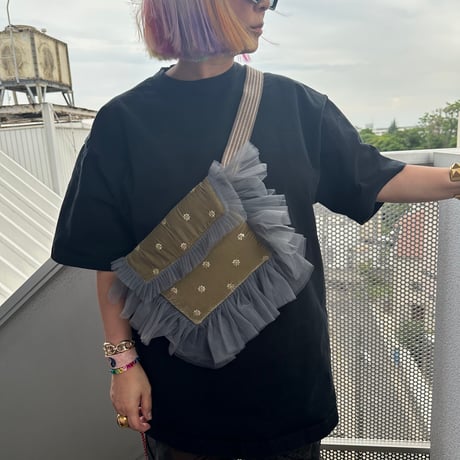 Tulle body bag by DIR69 x burself