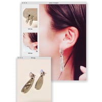 Otro accesorio / Thin plated earrings