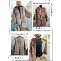 Burself faux fur medium coat