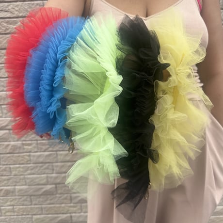 Wild flower tulle short strap