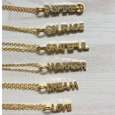 new message necklace