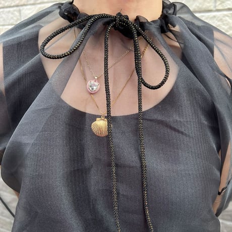 organza cropped top