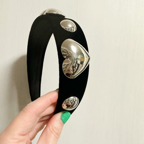 Silver plated headband